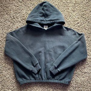 moojimooji cropped sunfade hoodie